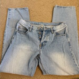 Light Blue Women’s Button-Fly Jeans